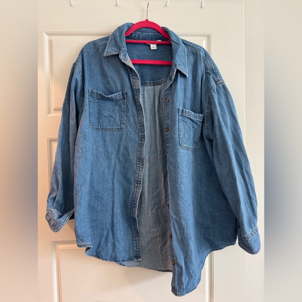 Old Navy Oversized Denim Shirt